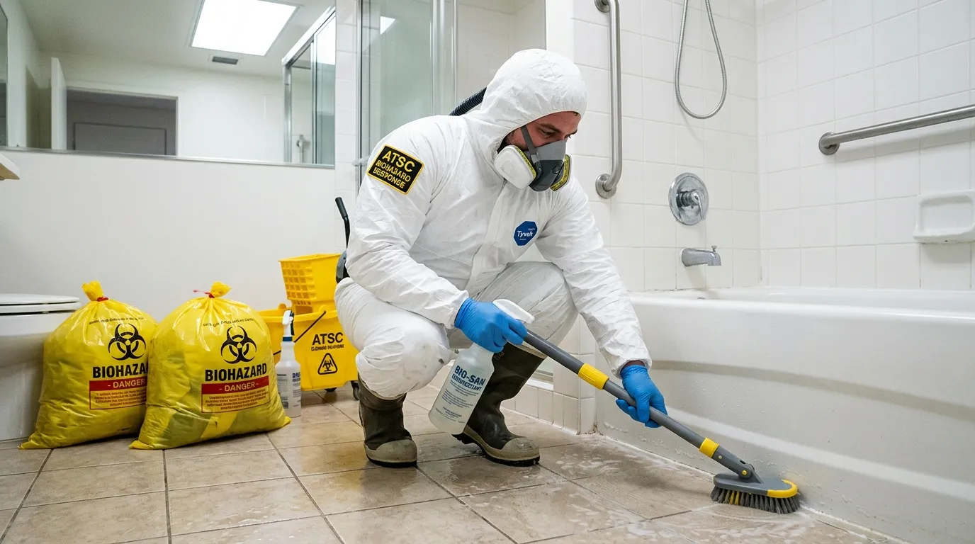 Decontamination equipment deployed for Blood Cleanup in Brookline